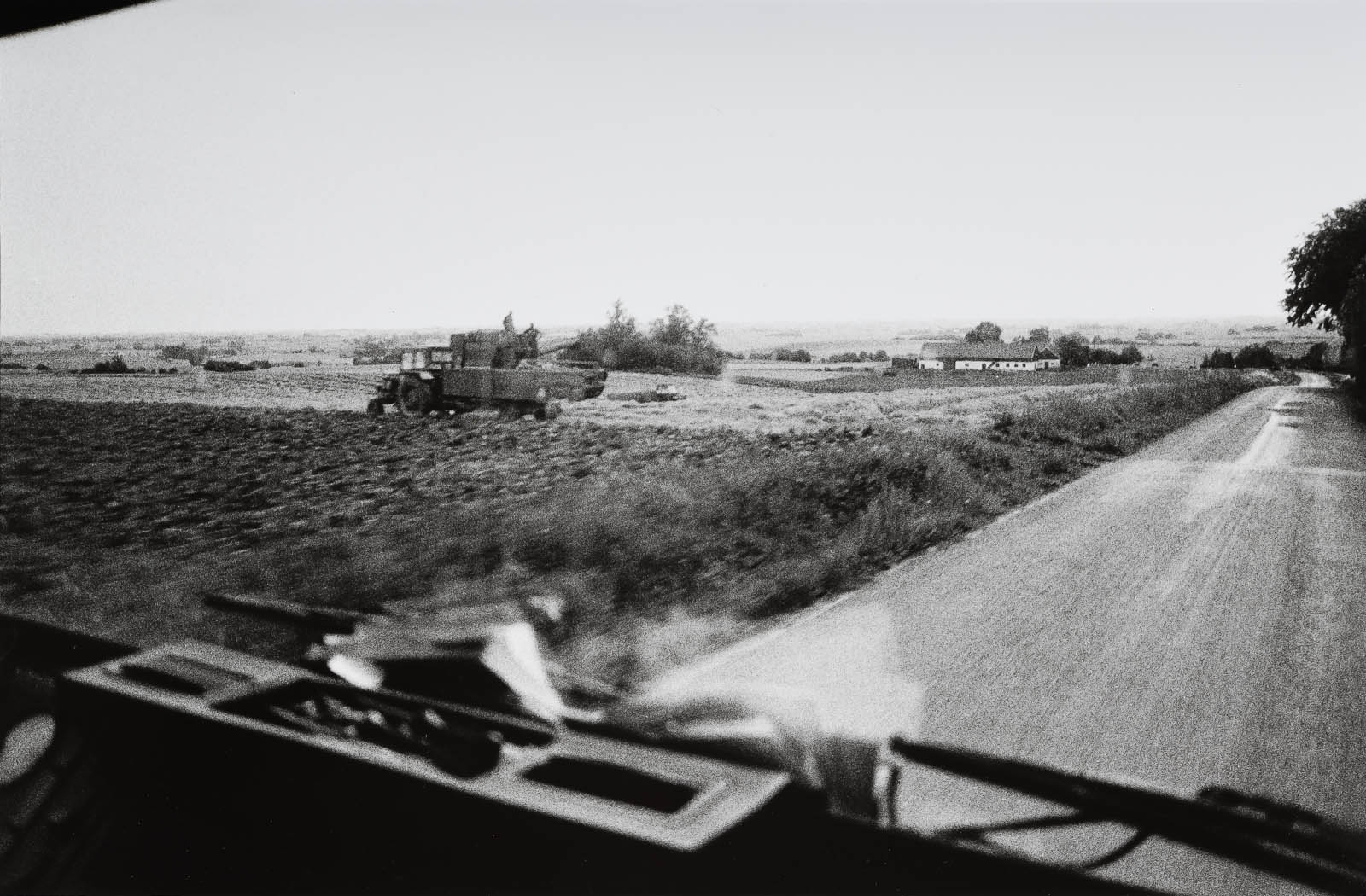 Från kreatursbil. Fotografi av Torbjörn Helgesson